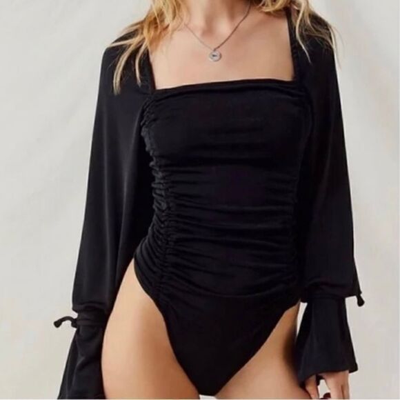 Free People Intimately Meant to Be Black Bodysuit - Picture 6 of 7